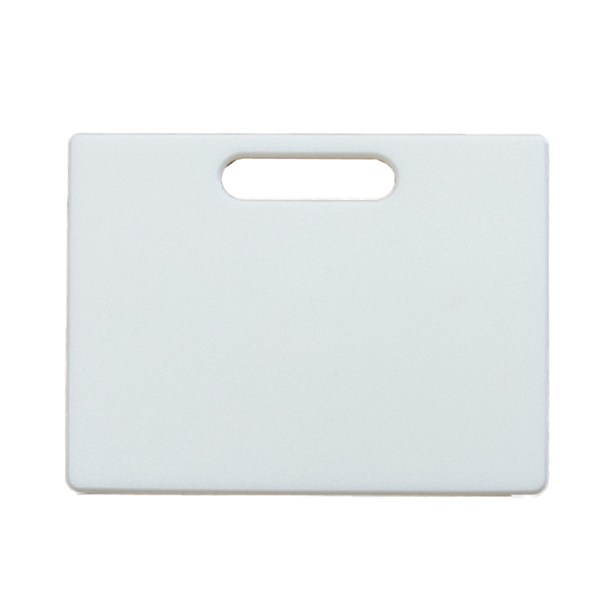 The Prospector 103 Divider by Canyon Coolers, a rectangular white cutting board with a top-center handle slot, is BPA-free, dishwasher safe, and NSF food safe, ensuring convenience and safety in your kitchen.
