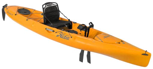 Featuring the Mirage Revolution 13  manufactured by Hobie shown here from a second angle.