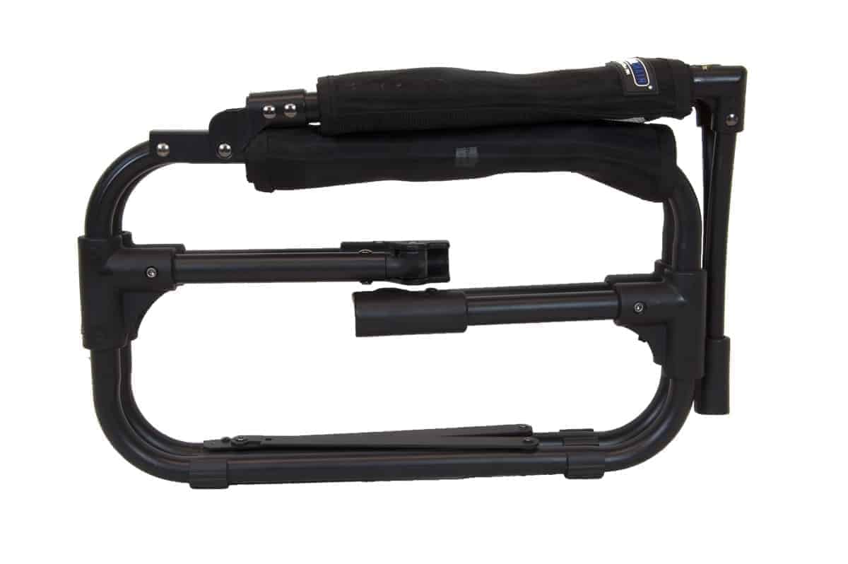 Featuring the Larry Chair camp chair, sup accessory manufactured by Travel Chair shown here from a third angle.