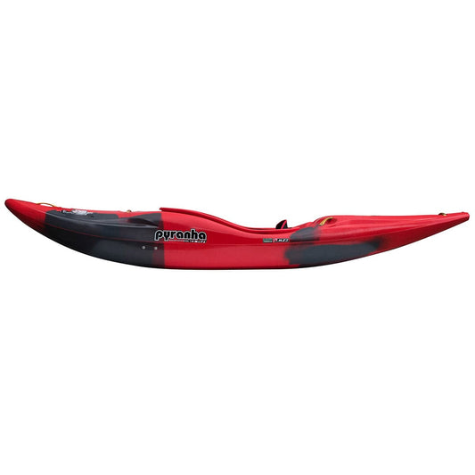 Featuring the Scorch X creek boat, river runner kayak manufactured by Pyranha shown here from a fifth angle.