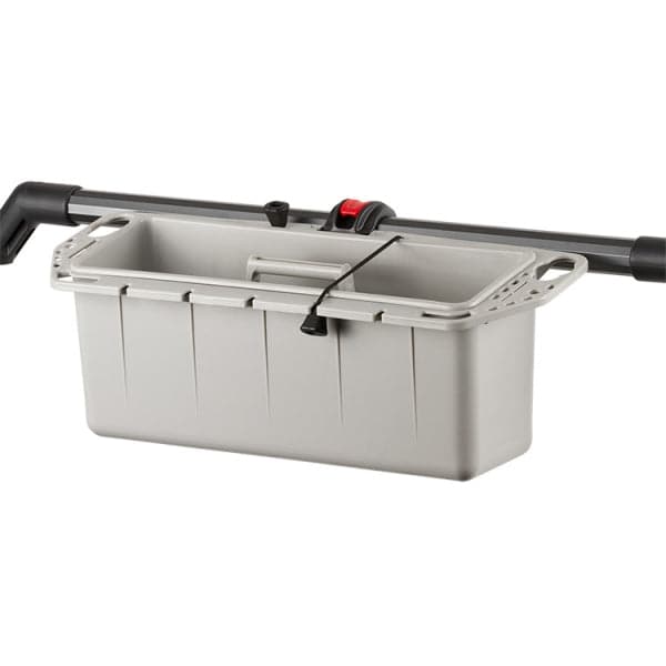 Featuring the H-Rail Tackle Bin hobie accessory manufactured by Hobie shown here from one angle.