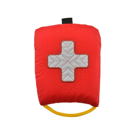 Featuring the Dyneema Throw Rope leash, throw bag manufactured by Astral shown here from a second angle.