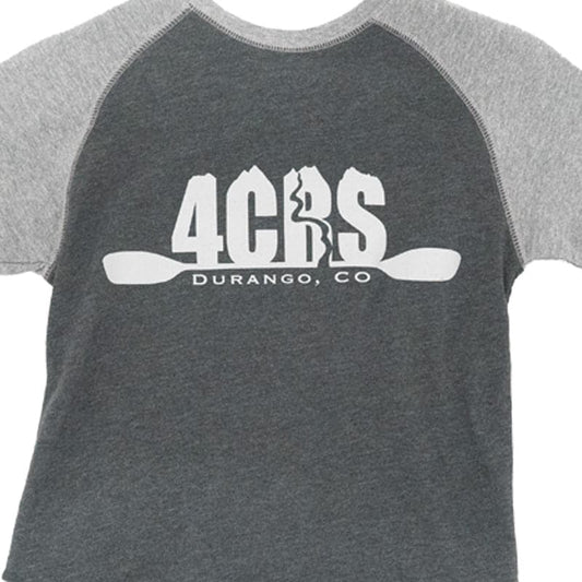 Featuring the 4CRS Youth Paddle Shirt 4crs logo wear manufactured by 4CRS shown here from a second angle.