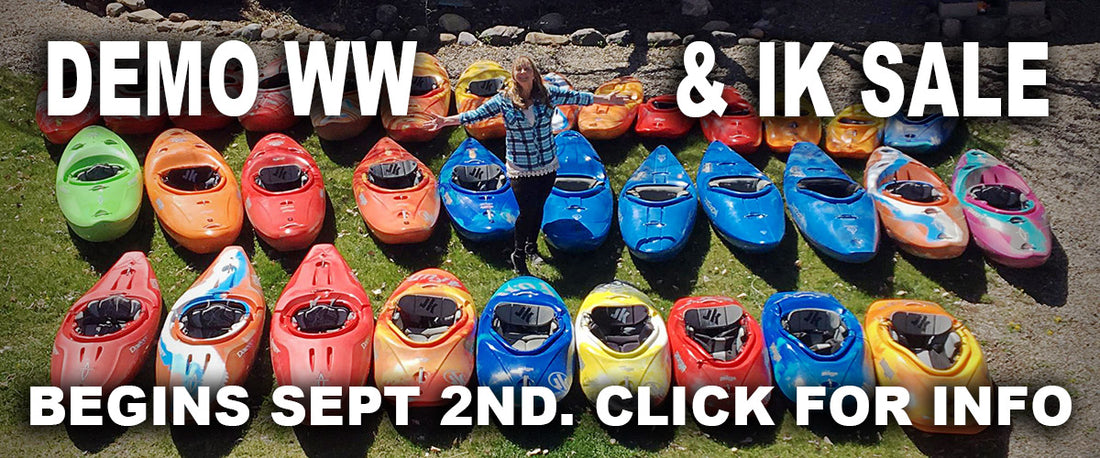 Demo Whitewater Kayak & Inflatable Kayak Sale - Sept 2nd
