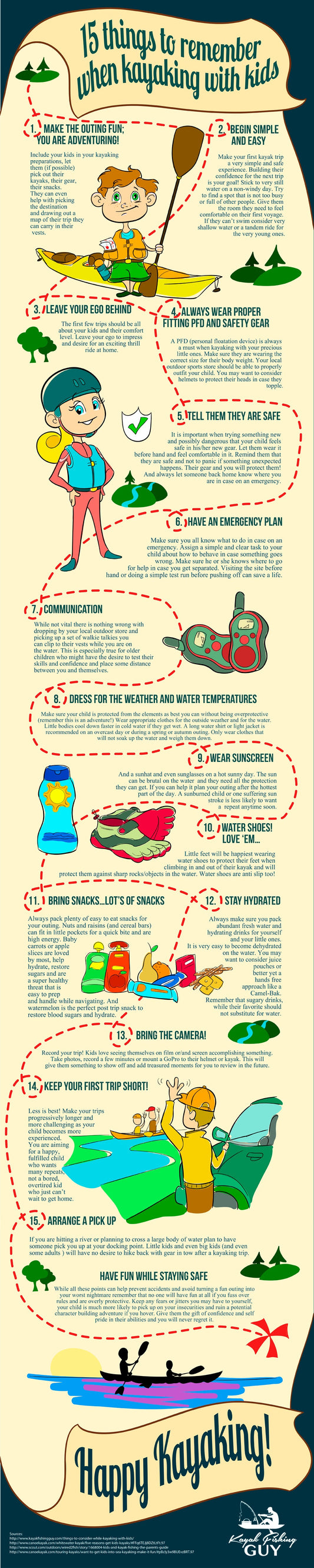 Kayaking with kids