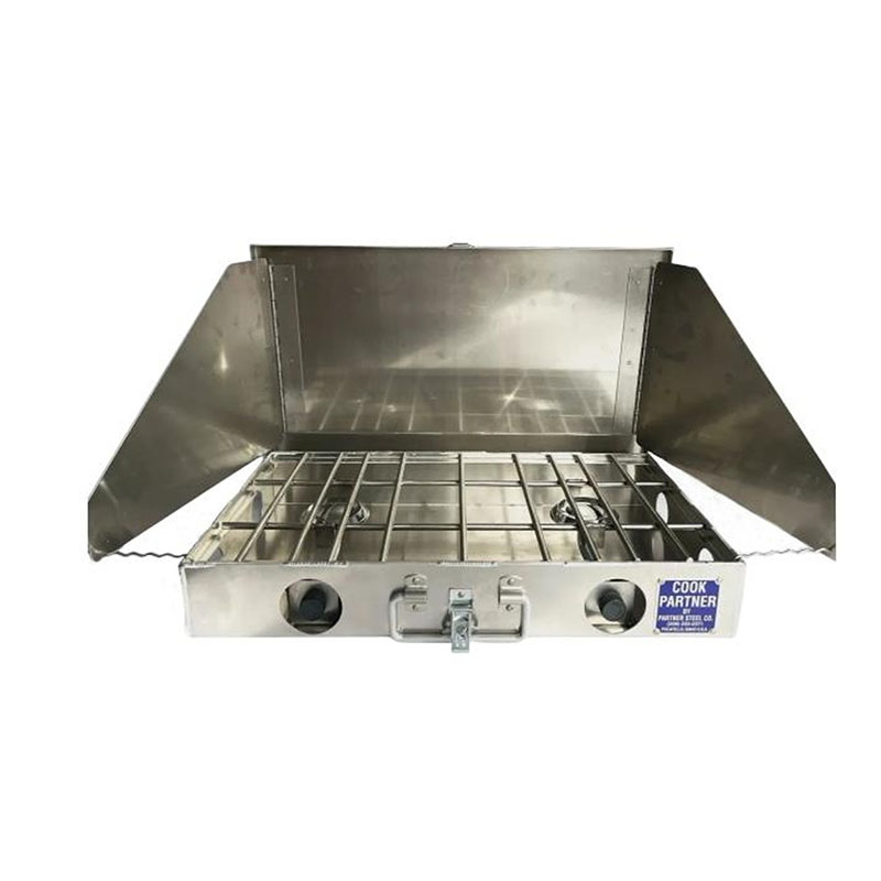 A close up of a stove.