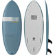 A Froth! surfboard designed for beginners to ride smaller waves, featuring the word Boardworks on its surface.
