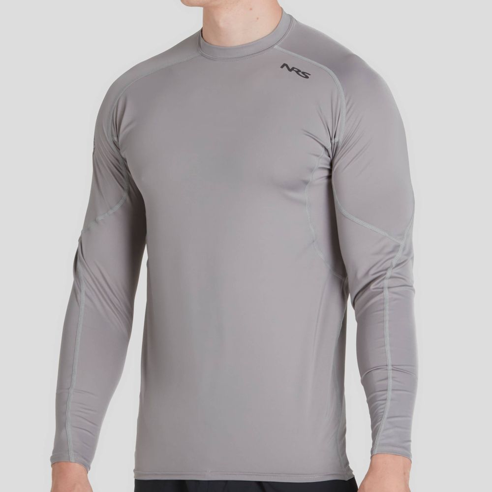 Featuring the H2Core Long Rashguard manufactured by NRS shown here from a fifth angle.