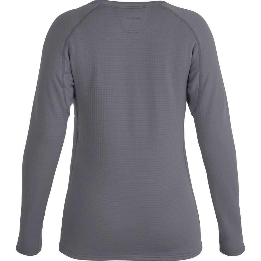 Featuring the Women's H2Core Lightweight Shirt women's thermal layering manufactured by NRS shown here from a seventh angle.