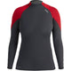 The NRS Hydroskin 0.5 Long Sleeve Shirt - Women's is an insulating top that serves as a versatile addition to any layering arsenal.