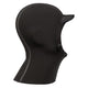The NRS Storm Hood, featuring ThermalPlush lining and a black neoprene design with a small visor and face opening, offers excellent cold water protection for water sports. It's photographed from the side against a white background.