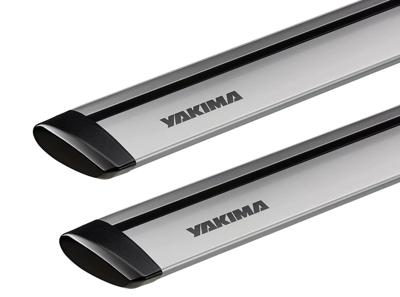 Two Yakima JetStream Crossbars on a white background.
