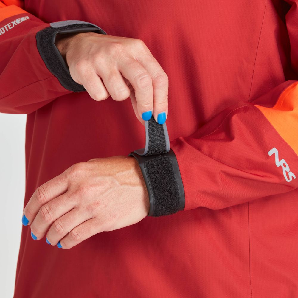 Featuring the Women's Endurance Jacketmanufactured by NRS shown here from one angle.