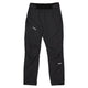 The NRS Endurance Splash Pant - Men's features adjustable waist and ankle closures, waterproof breathable HyproTex fabric, and NRS logos on the left thigh and right knee, shown here in black against a white background.