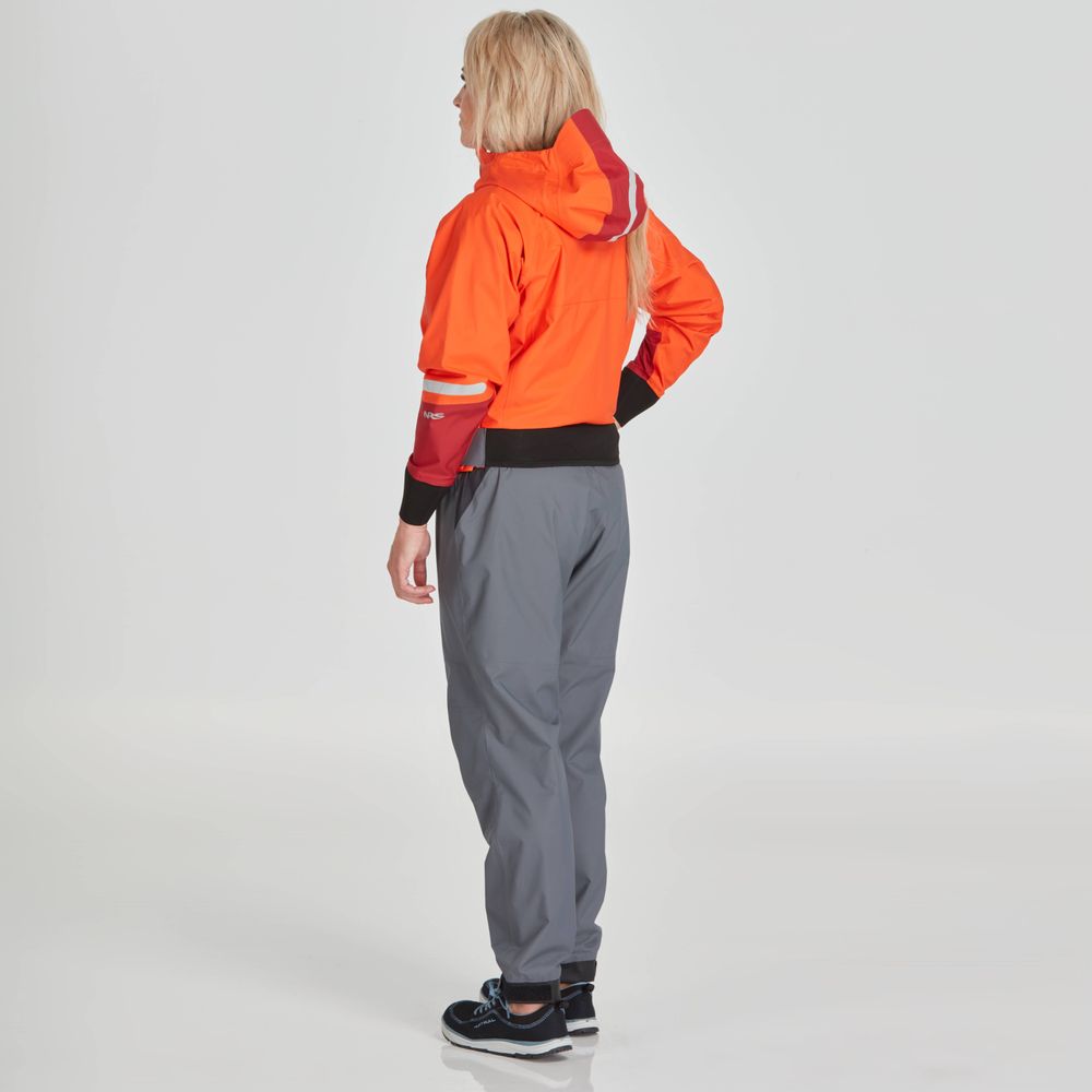 Featuring the Women's Endurance Splash Pant gift for rafter, women's splash wear manufactured by NRS shown here from a third angle.