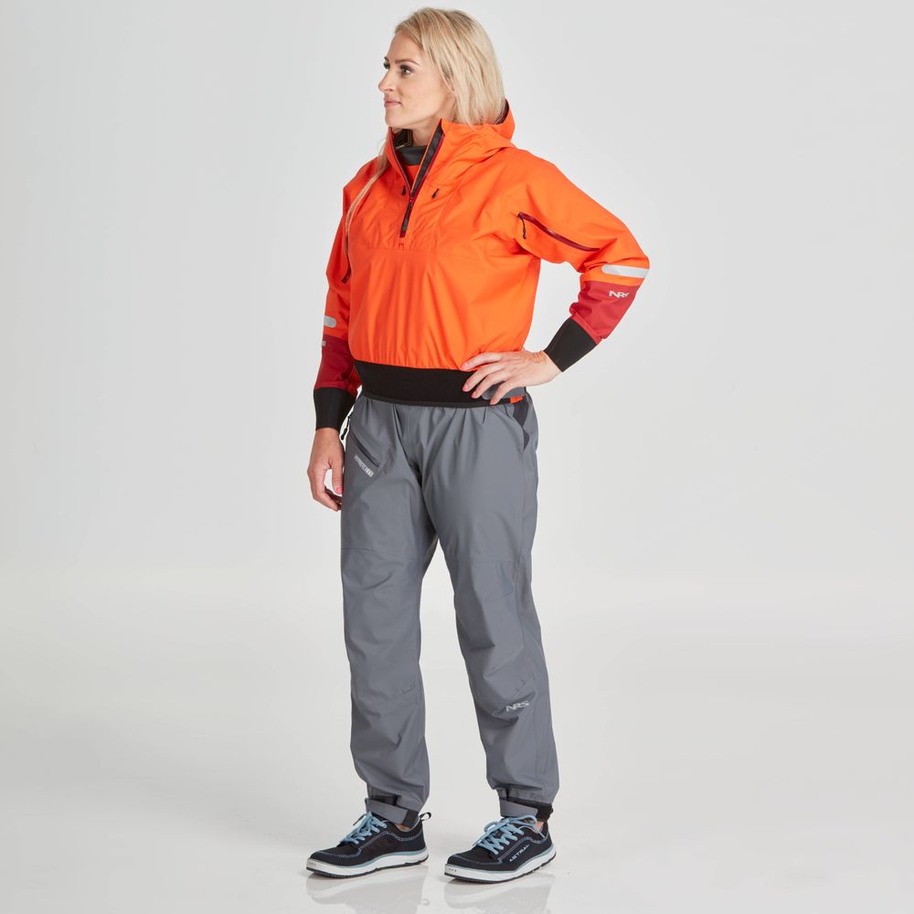 Featuring the Women's Endurance Splash Pant gift for rafter, women's splash wear manufactured by NRS shown here from a second angle.