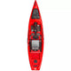 A red Jackson Kayak Cruise FD 11'10 with black handles.