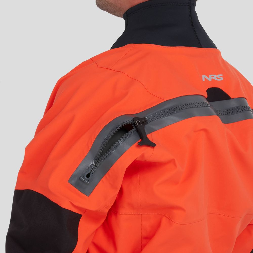 Featuring the Phenom GORE-TEX Pro Dry Suit - Men's manufactured by NRS shown here from a seventh angle.