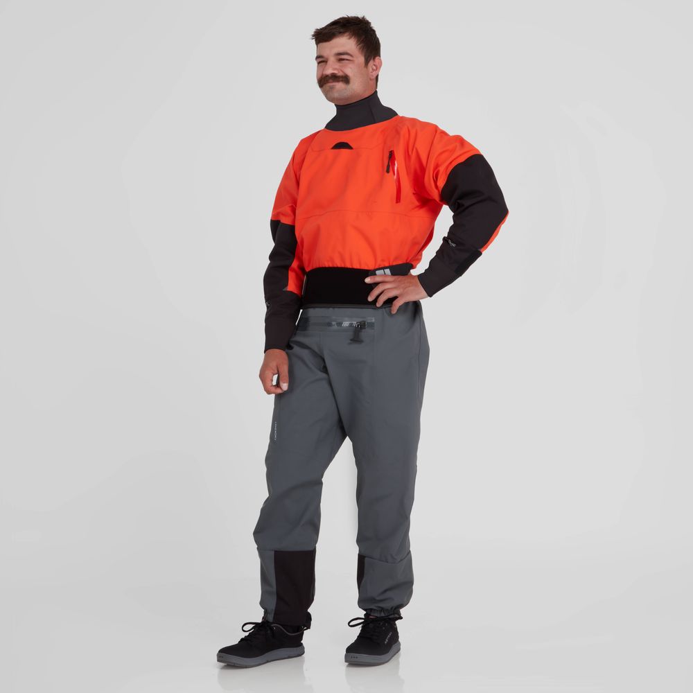 Featuring the Phenom GORE-TEX Pro Dry Suit - Men's manufactured by NRS shown here from a third angle.