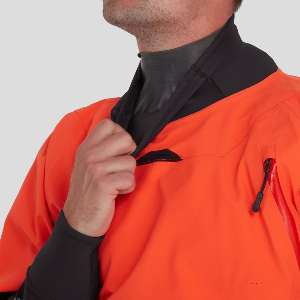 Featuring the Phenom GORE-TEX Pro Dry Suit - Men's manufactured by NRS shown here from a fifth angle.