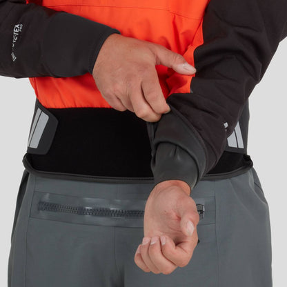 Featuring the Phenom GORE-TEX Pro Dry Suit - Men'smanufactured by NRS shown here from one angle.