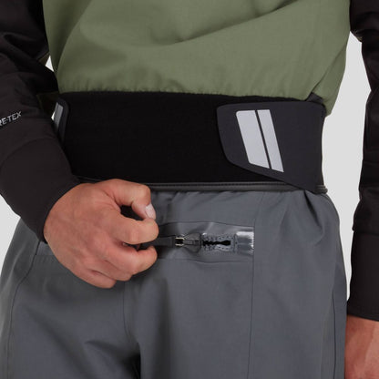 Featuring the Phenom GORE-TEX Pro Dry Suit - Men's manufactured by NRS shown here from a nineteenth angle.