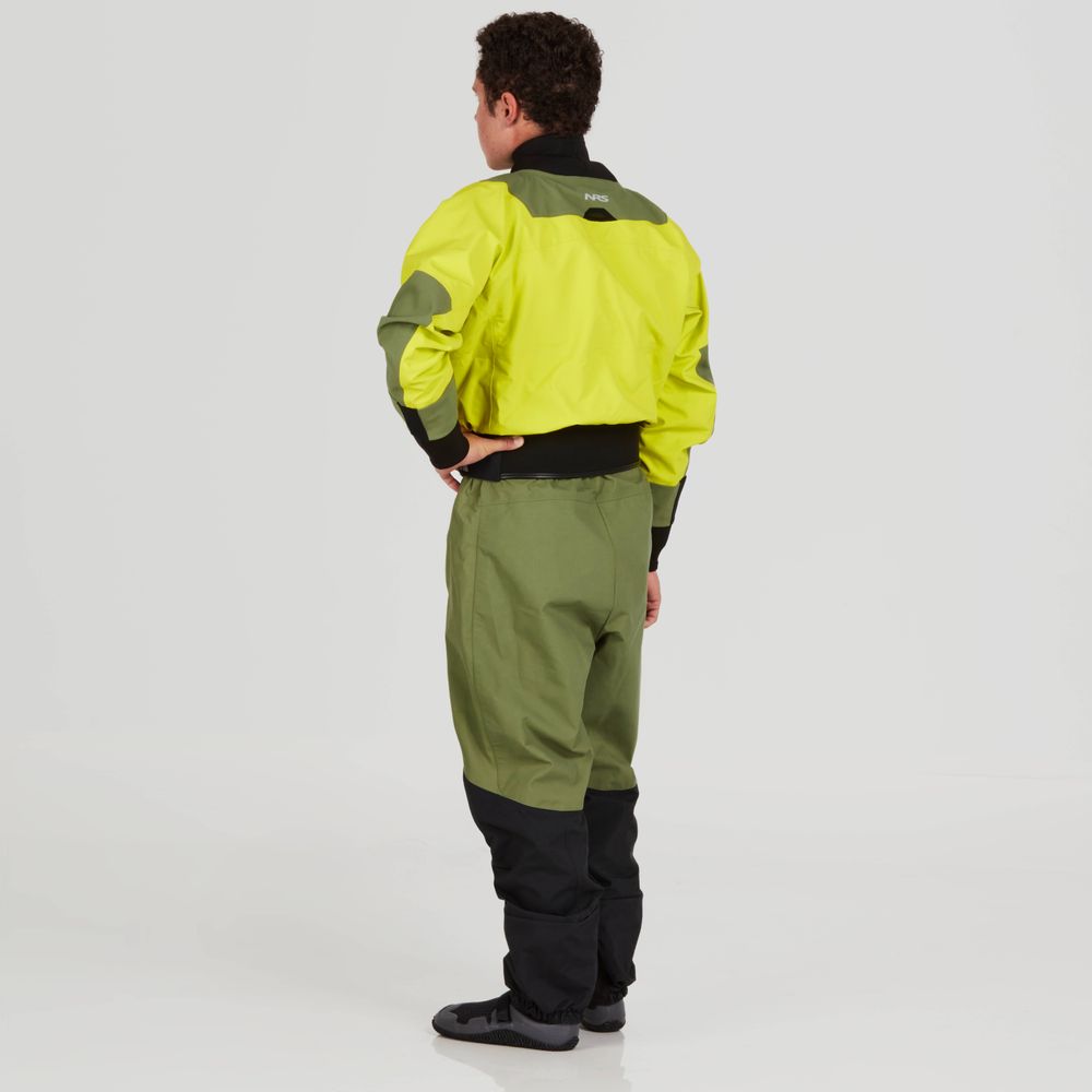 Featuring the Axiom (GORE-TEX Pro) Drysuit M's men's dry wear manufactured by NRS shown here from a twelfth angle.