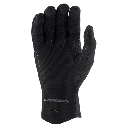 The NRS Hydroskin 0.5mm Gloves - Men's, featuring a neoprene core and dotted texture, are ideal for water activities.
