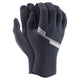 Introducing NRS Hydroskin 0.5mm Gloves - Women's, designed in dark gray with neoprene core for superior comfort when paddling in cold water. These gloves have textured palms for grip and a reflective stripe on each hand for visibility in challenging conditions.
