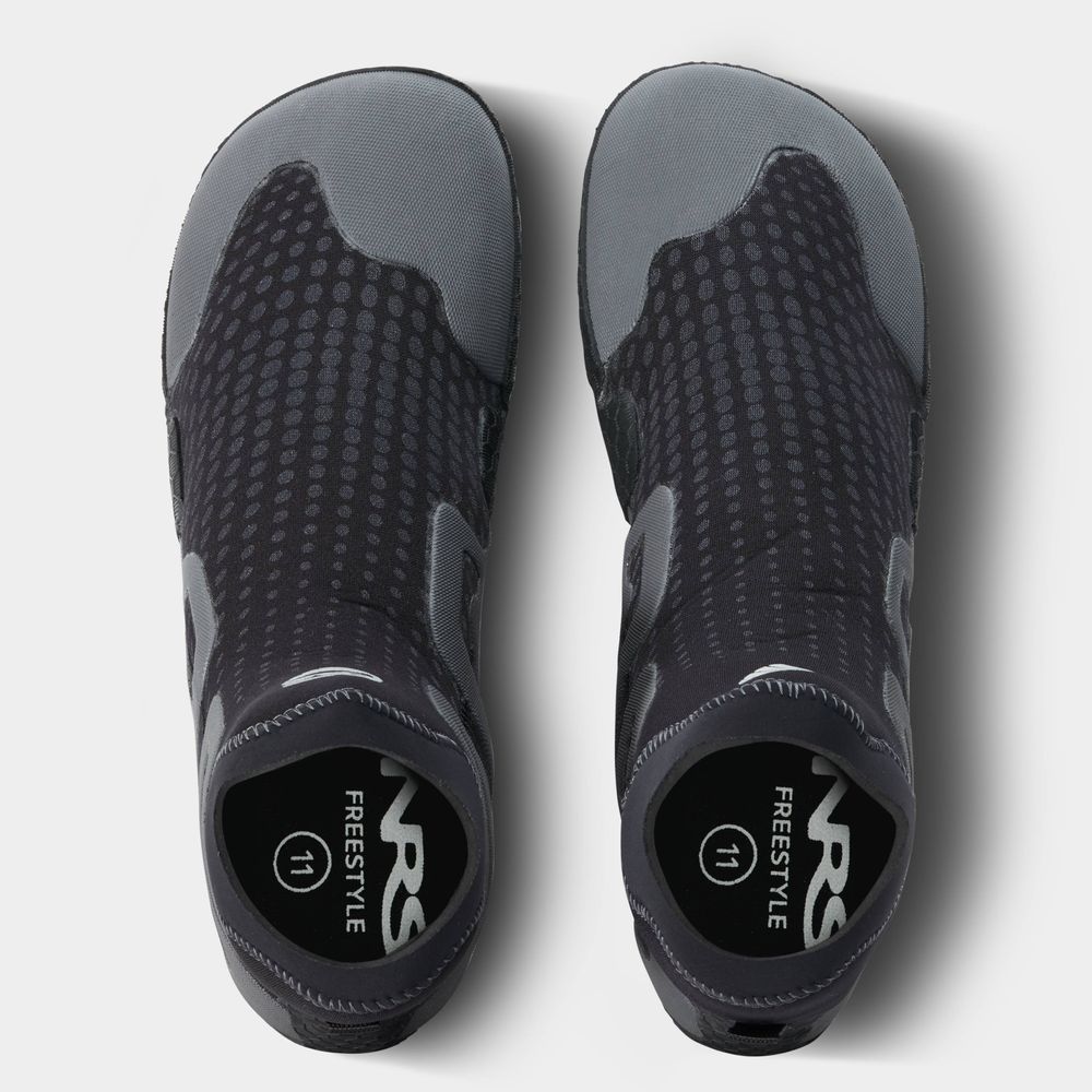 Featuring the Freestyle WetShoe men's footwear, women's footwear manufactured by NRS shown here from a fourth angle.