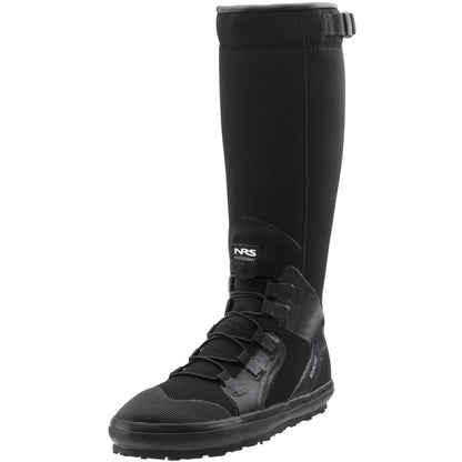 The NRS Boundary Boot is a tall, rugged neoprene boot featuring a high upper and adjustable strap, ideal for any adventure.