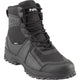The Storm Boot by NRS is a black lace-up rugged wetshoe featuring the "NRS" logo on the tongue and side, with a HyperGrip sole for superior traction and quick-drying performance designed for any adventure.