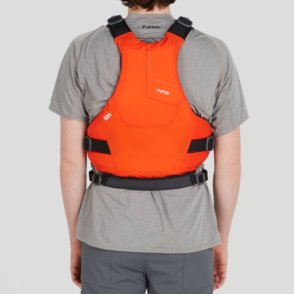 Featuring the Ion PFD men's pfd manufactured by NRS shown here from a fifteenth angle.