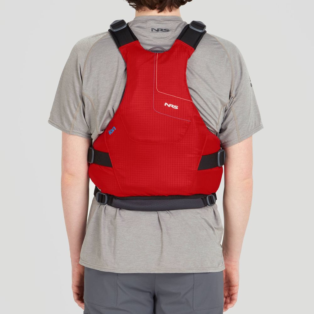 Featuring the Ion PFD men's pfd manufactured by NRS shown here from an eleventh angle.