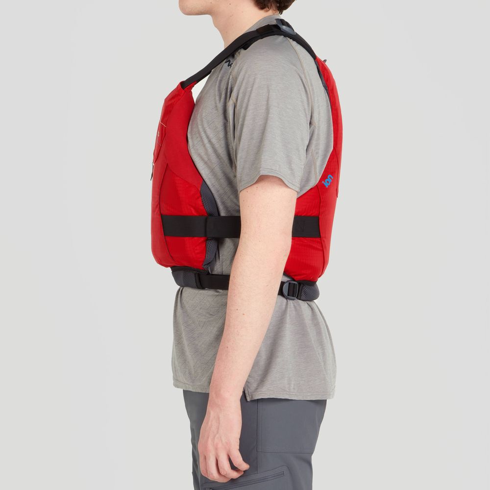Featuring the Ion PFD men's pfd manufactured by NRS shown here from a tenth angle.