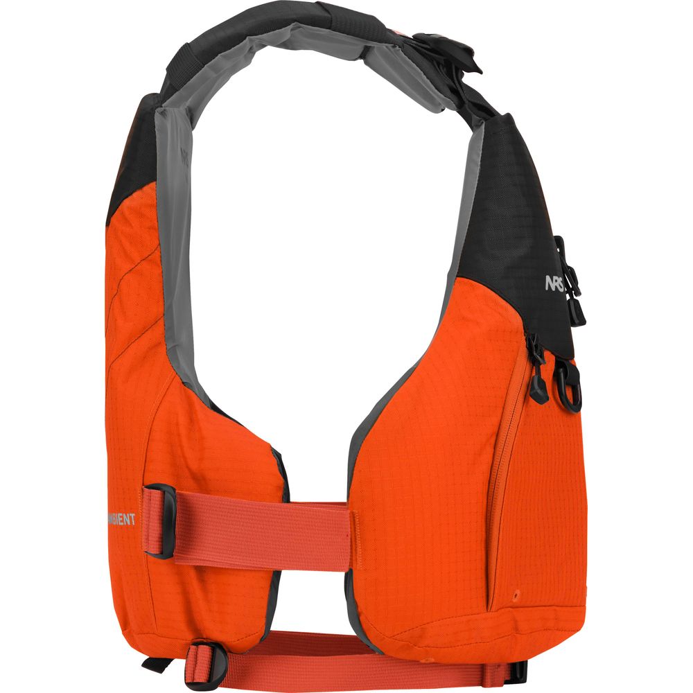 An orange and black NRS Ambient PFD for PFD.