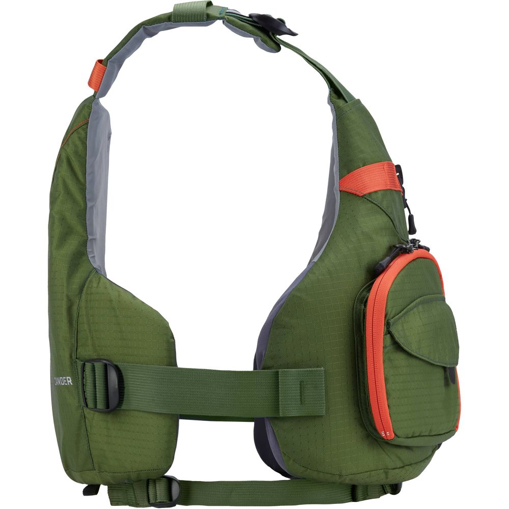 Featuring the Zander PFD manufactured by NRS shown here from a third angle.