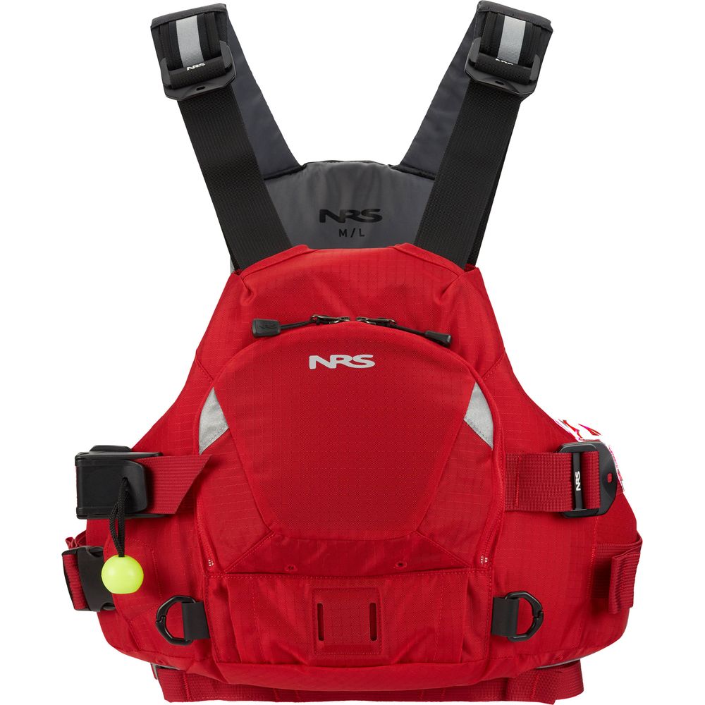 Ninja Pro PFD rescue pfd made by NRS in Red.