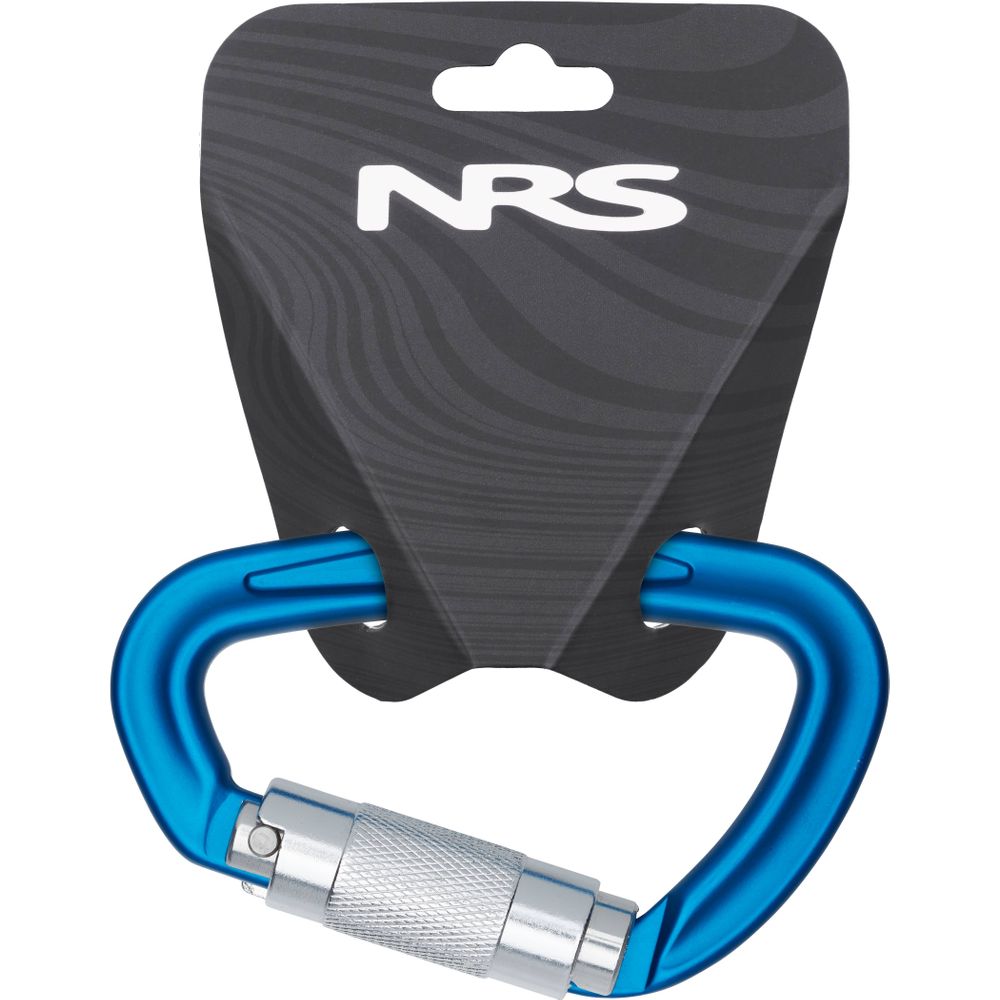 Featuring the Sliq Carabiner rescue hardware manufactured by NRS shown here from an eleventh angle.