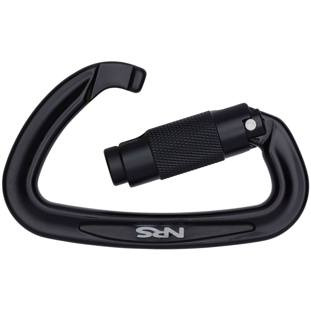 Featuring the Sliq Carabiner rescue hardware manufactured by NRS shown here from a fourth angle.