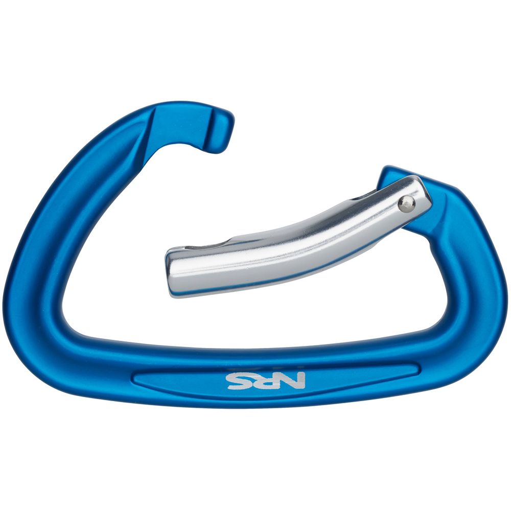 Featuring the Sliq Carabiner rescue hardware manufactured by NRS shown here from a sixth angle.