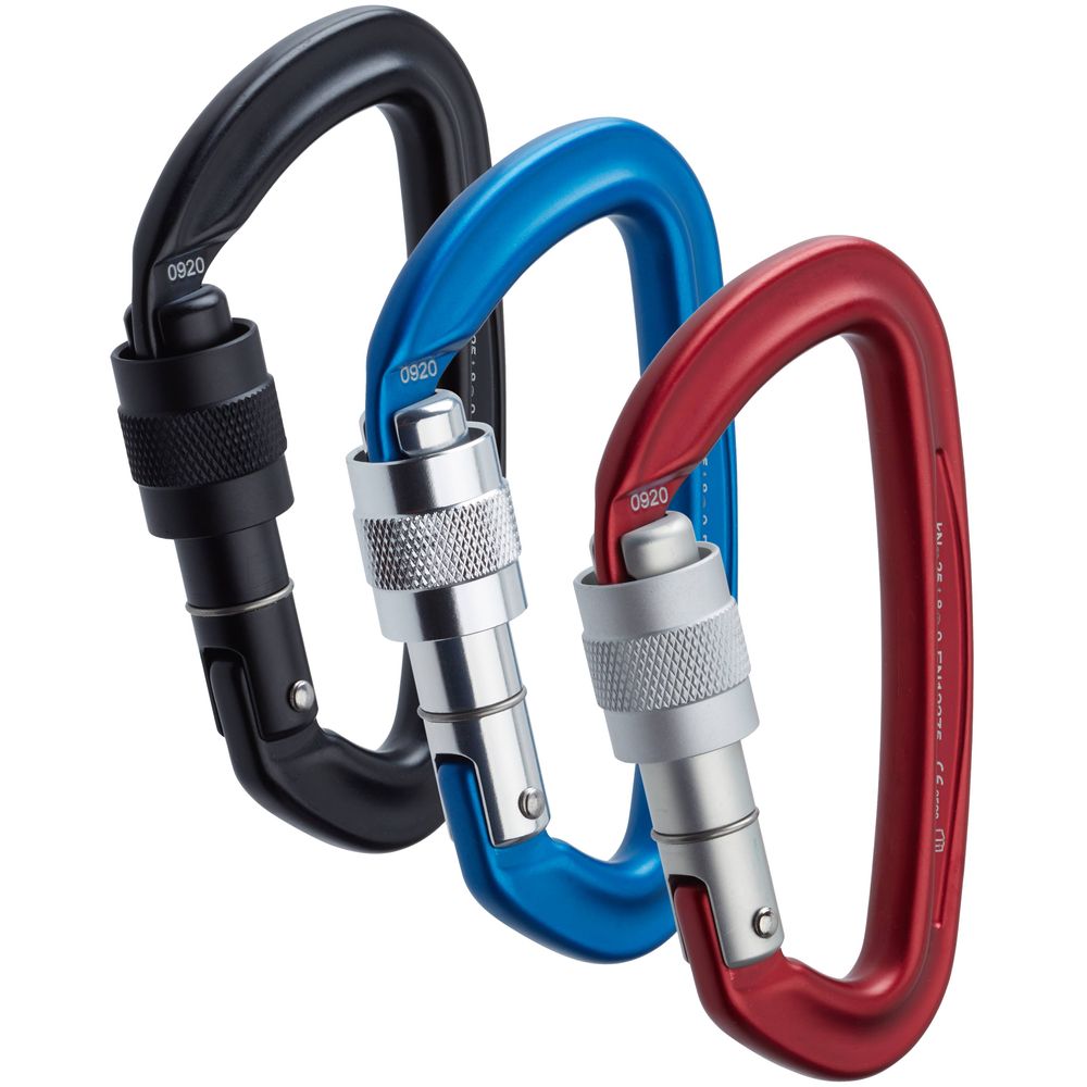 Featuring the Sliq Carabiner rescue hardware manufactured by NRS shown here from a ninth angle.