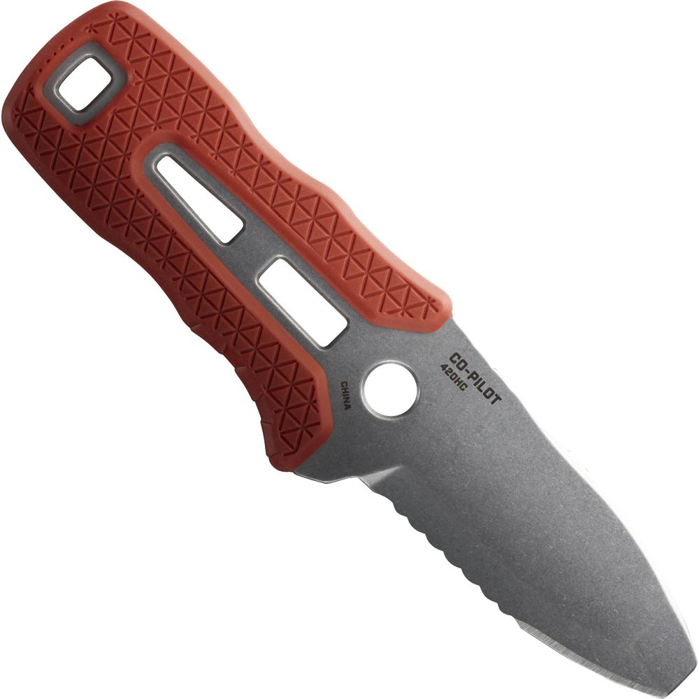 Featuring the Co-Pilot Knife hardware, knife manufactured by NRS shown here from a fifth angle.