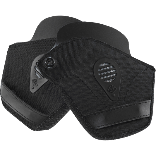 Sweet Protection's Rocker/Wanderer II Ear Pads, designed to complement Wanderer helmets, feature adjustable straps and ventilation holes.