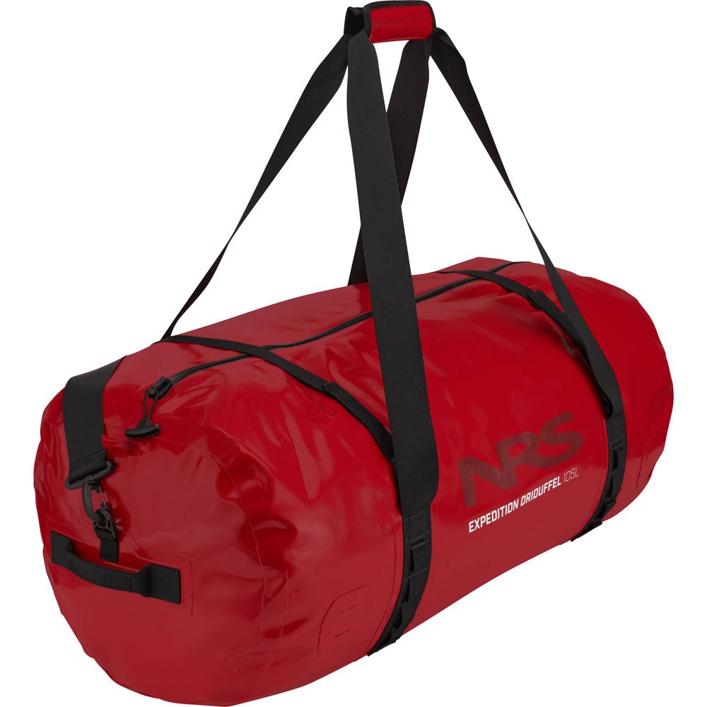 Featuring the Expedition DriDuffel dry bag manufactured by NRS shown here from a second angle.