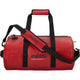 Red waterproof duffel bag called "NRS Expedition DriDuffel," crafted from PVC-free material with black straps and a TRU Zip closure, featuring 35L branding.