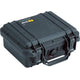 A watertight Pelican 1200 case on a white background.