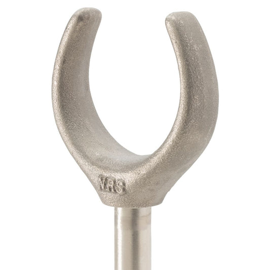 The NRS Superston Oarlock boasts a U-shaped design made from durable manganese bronze, ensuring exceptional reliability in securing your boat's oars.