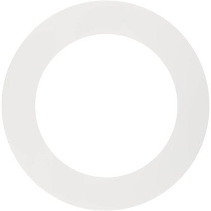 A perfectly white, circular foam O-ring from Carlson's Replacement Pump O-Rings lies on a plain white background.