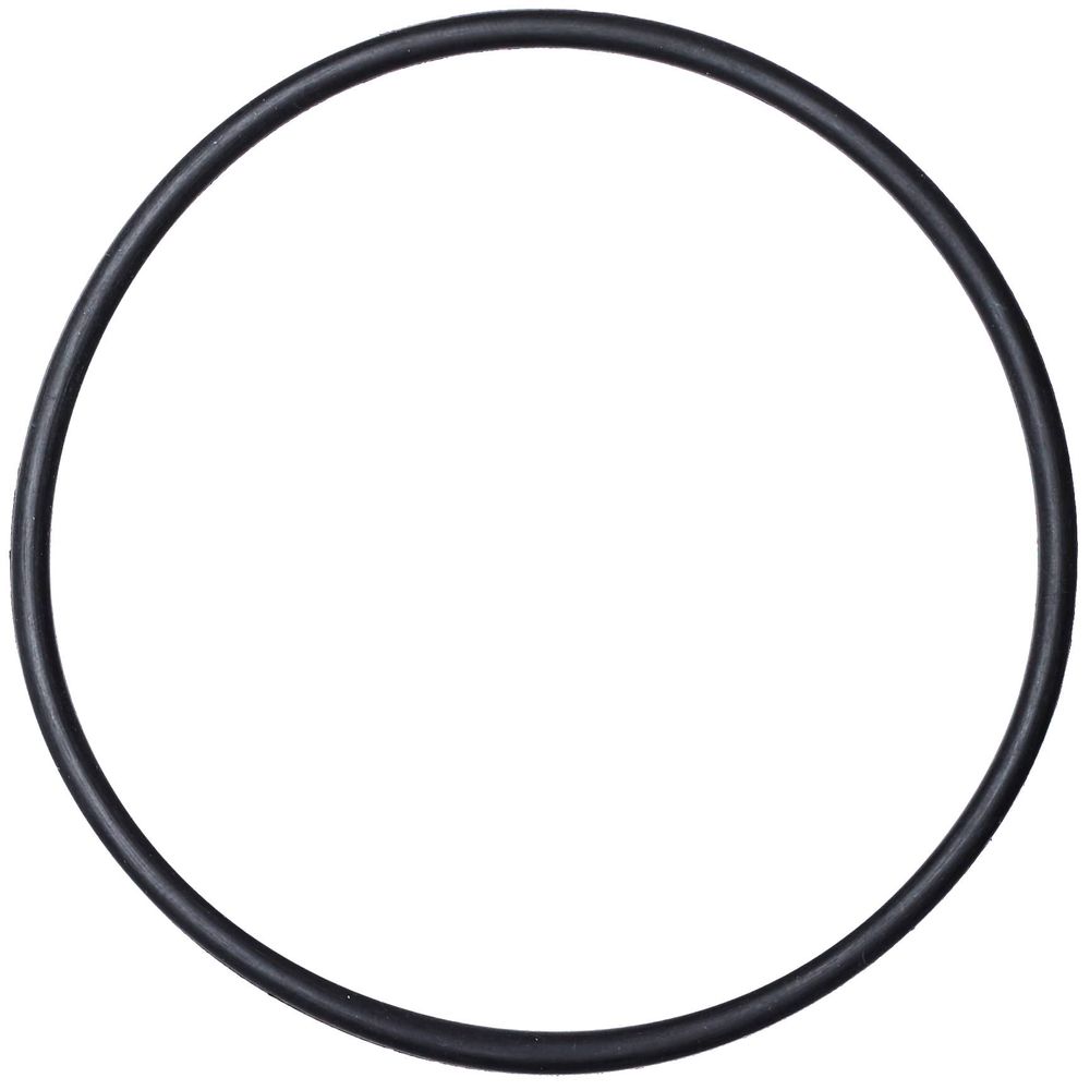 The NRS Super Pump Replacement O-Ring, made of black rubber and perfect for NRS Super pumps, forms a complete circle against a white background.